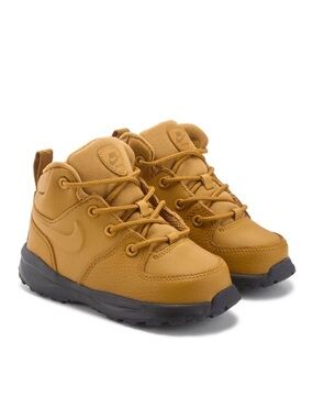 Nike Manoa Toddler Leather Sneaker Hiking Boot Tan Size 8C